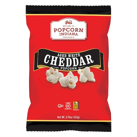 Popcorn Family Aged White Cheddar 5.75 Oz., PK12